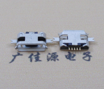 从化MICRO USB 5P接口 沉板1.2贴片 卷边母座