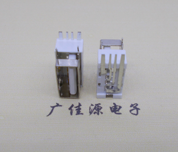 从化USB侧立式短体10.0尺寸 侧插加宽脚5A大电流插座