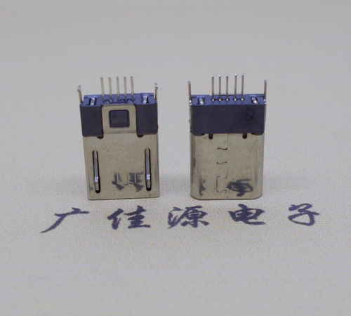 从化micro-迈克 插座 固定两脚鱼叉夹板1.0公头连接器