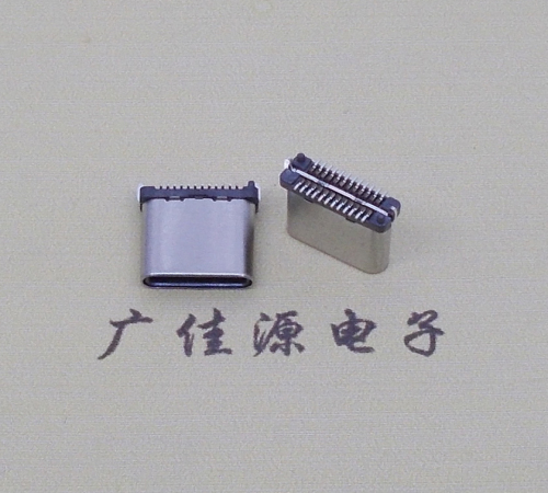从化USB TYPE-C接口短体24P公头立式贴板高度H=8.0mm 高速数据传输快充电款